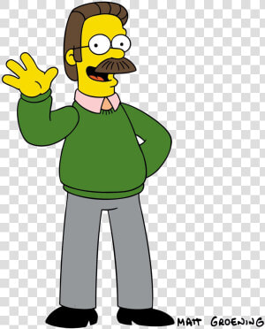 Ned Flanders Png  Transparent Png