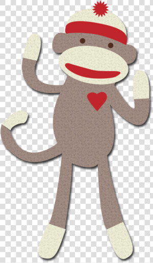 Sock Monkey Clip Art   Clip Art Sock Monkey  HD Png Download