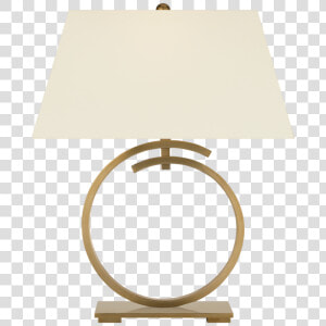 Launceton Large Ring Table Lamp In Antique  Burn   Lampshade  HD Png Download