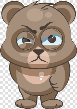 Cuddlebug Teddy Bear Emoji Stickers Messages Sticker   Bear Emojis  HD Png Download