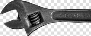 Silver Spanner Transparent   Adjustable Spanner  HD Png Download