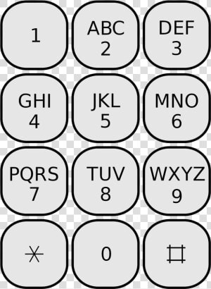 Telephone Keypad  HD Png Download