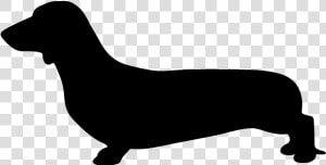 Dachshund Silhouette Png   Sausage Dog Silhouette Png  Transparent Png