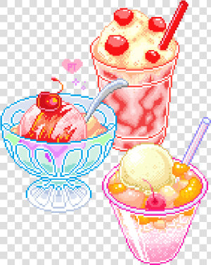 Pixels Drawing Ice Cream   Portable Network Graphics  HD Png Download