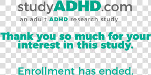 Study Adhd Closed   Parallel  HD Png Download