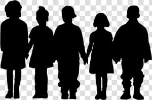 Can Someone Please Help   Children Silhouette  HD Png Download