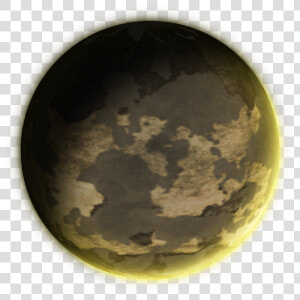 Yellow Atmosphere Planet   Circle  HD Png Download