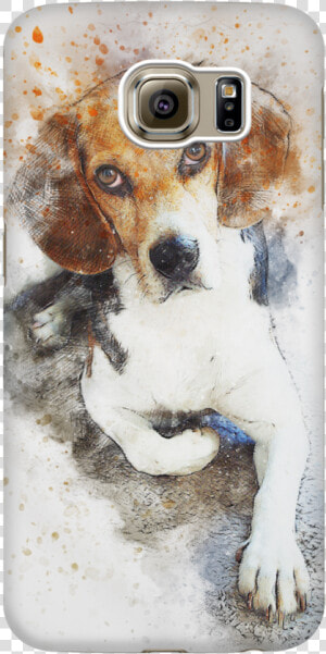 Beagle Dog Watercolor  HD Png Download