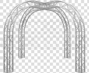 10 foot Truss Trade Show Booth With Circular Arches   Arch Truss  HD Png Download