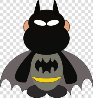 Comic Monkey Clip Arts   Monkey Batman  HD Png Download