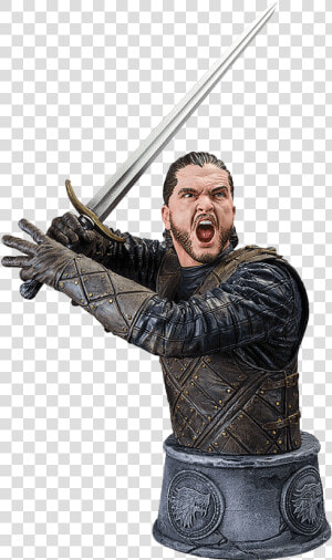 Battle Of The Bastards Jon Snow Bust   Game Of Thrones Jon Snow Battle  HD Png Download