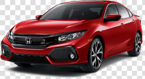 2019 Honda Civic Si Sedan Front Angle   2019 Honda Civic Si Sedan  HD Png Download