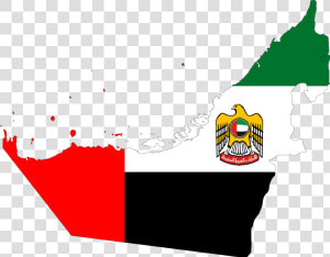 United Arab Emirates Flag   United Arab Emirates Flag Map  HD Png Download