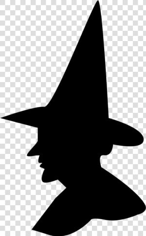 Free Witch Silhouette Tags Amp Clipart Call Me Victorian   Wicked Witch Hat Silhouette  HD Png Download