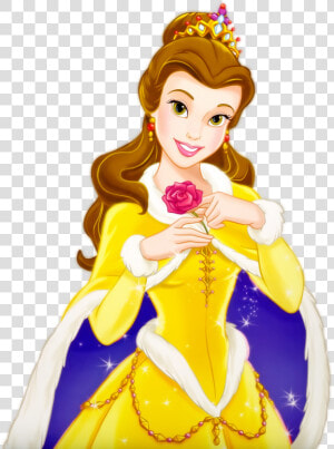 Disney Clipart  Belle Beauty And The Beast  Christmas   Cartoon Belle Beauty And The Beast  HD Png Download