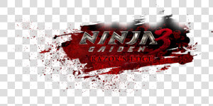 Ninja Gaiden 3 Razor S Edge Logo   Png Download   Ninja Gaiden 3 Logo  Transparent Png