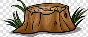 Transparent Cartoon Tree Stump Clipart   Png Download   Tree Stump Clipart  Png Download