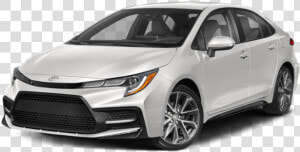 Angled View Of The Toyota Corolla Se   Toyota Corolla 2020 White  HD Png Download