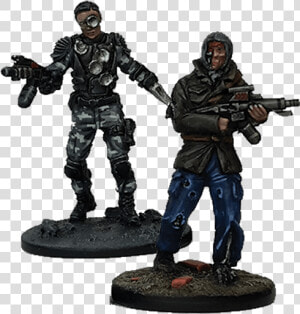 T 1000 And Infiltrator Pack From Terminator Genisys   Figurine  HD Png Download