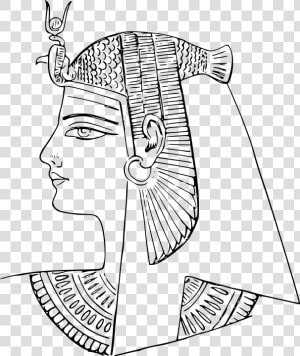 Ancient  Egypt  Egyptian  Pharaoh  People   Ancient Egypt Face Drawing  HD Png Download