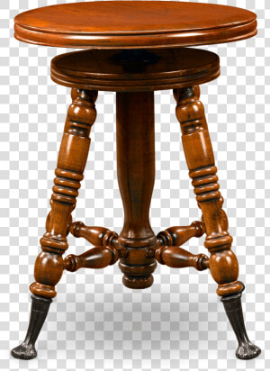 Walnut Piano Stool   Antique Piano Stools  HD Png Download