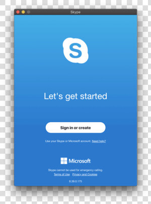 Skype Get Started Screen   Login Design In Android  HD Png Download