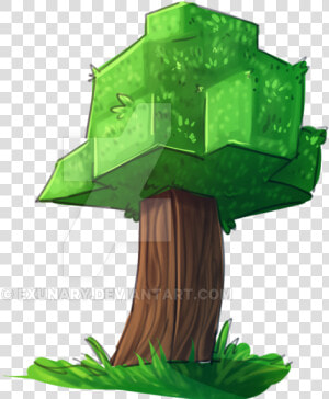 Tree With Face Clipart Vector Transparent Library Minecraft   Minecraft Tree Png  Png Download