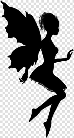 Wall Decal Sticker Fairy   Fairy Silhouette  HD Png Download