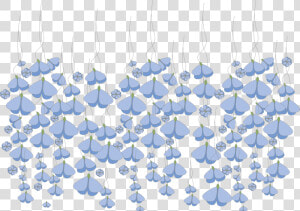 Flowers Blue Butterfly Free Picture   Blue Flowers Falling Png  Transparent Png