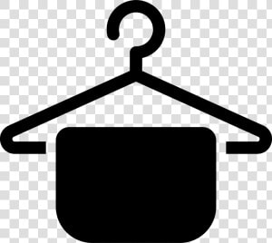 Area symbol line   Hanger With Cloth Clipart  HD Png Download