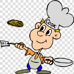 Pancake Breakfast Cooking Clip Art   Cook Clipart  HD Png Download