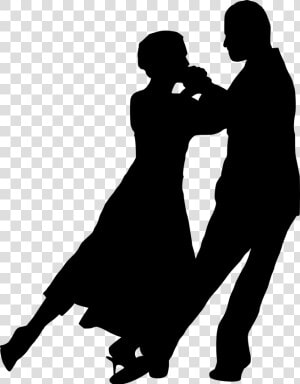 Silhouette Ballroom Dance Salsa   Dancing Transparent Silhouette Png  Png Download