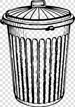 Clipart Of Detailed  Areas And Fin   Trash Can Clip Art  HD Png Download