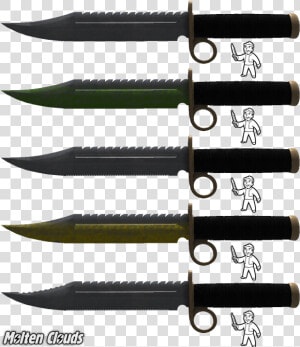 Transparent Combat Knife Png   New Vegas Mod Combat Knife  Png Download