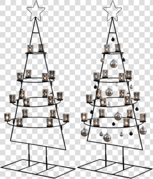 Árbol Navideño   Metall Weihnachtsbaum Aldi  HD Png Download