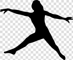 Silhouette  Ballet  Dancing  Jumping  Fitness  Sports   Siluetas Deportivas Png  Transparent Png