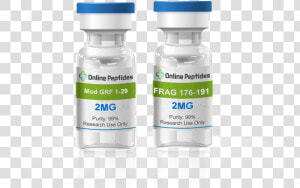 Frag 176 191 2mg X 5vials  amp  Mod Grf 1 29 2mg X 5vials   Ghrp 6  HD Png Download