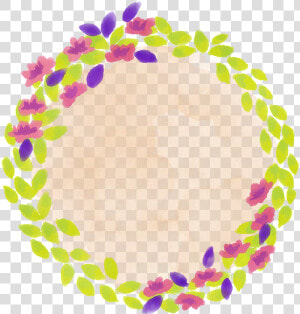 Watercolour Wreath  Wreath  Watercolor  Romantic   Circle  HD Png Download