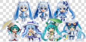 Snow Miku 2012 Original Costume Designed By Nanaka   Snow Miku All Years  HD Png Download