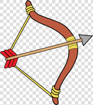 Bow And Arrow Drawing   Bow And Arrow Animated  HD Png Download