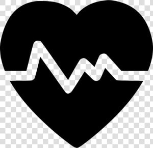 Heart Beat Png   Png Heart With Heartbeat Vector  Transparent Png