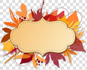 Fall Border Free Thanksgiving Borders Happy Clip Art   Frame Thanksgiving Border Clipart  HD Png Download