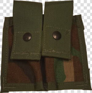 Molle Ii 40mm Pyrotechnic Pouch Double Woodland   Leather  HD Png Download