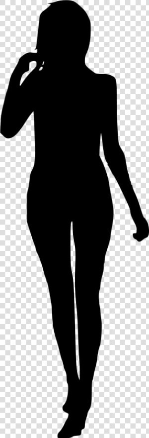 Clip Art Female Silhouette Png   Standing Woman Silhouette Png  Transparent Png