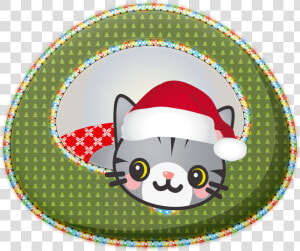 Christmas Cat  Cat Bed  Christmas Hat  Christmas   Hampden Park  HD Png Download