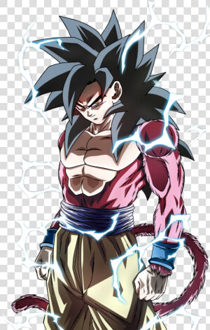 Transparent Goku Spirit Bomb Png   Goku Ssj 4  Png Download