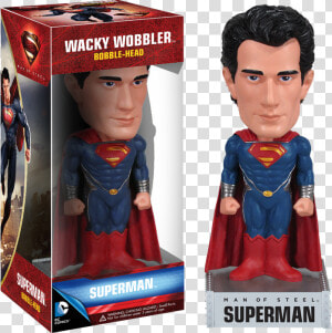 Transparent Man Of Steel Png   Bobble Head Man Of Steel  Png Download