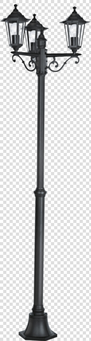 Laterna4 Outdoor 3 Light Lampost Black   Lampadaire Exterieur Triple  HD Png Download