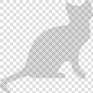 Cat Silhouette Png This Free Icons Png Design Of Meshed  Transparent Png