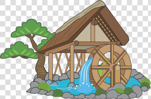 Clipart   Waterwheel Png  Transparent Png